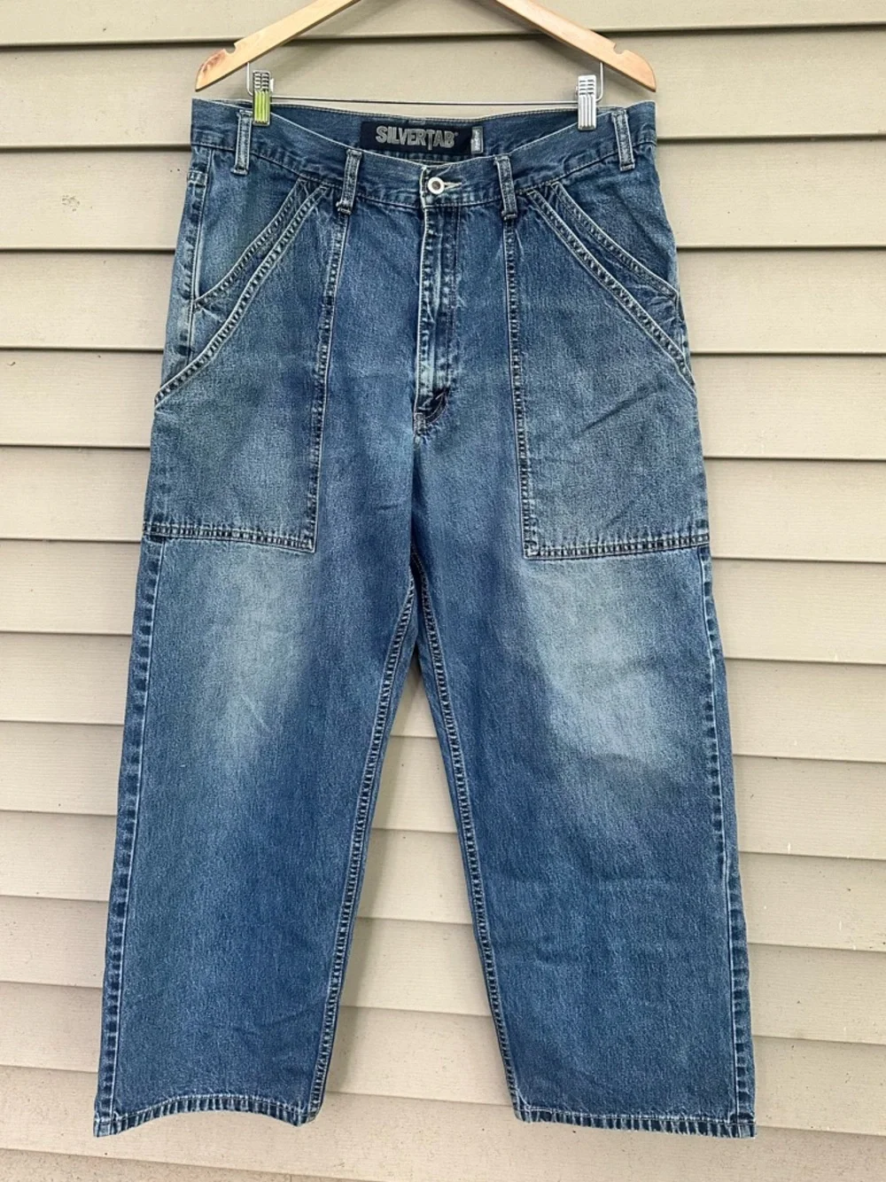 Vintage 1997 silvertab Levi’s carpenter jeans 36x30 baggy